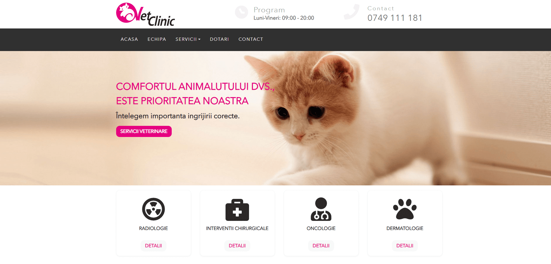 Cabinet veterinar - Vetclinic.ro